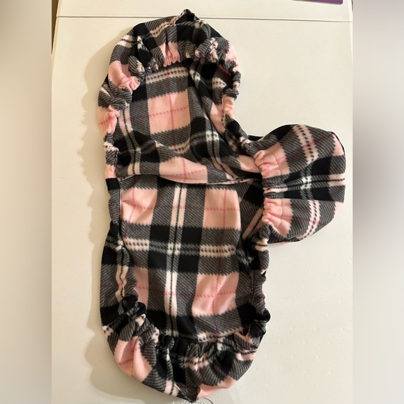 Pink plaid saddle cover - Picture 3 of 4